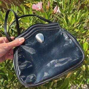 ANTONI SCEPI Italy Patent Leather Crossbody Purse BAG